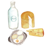 milch eier